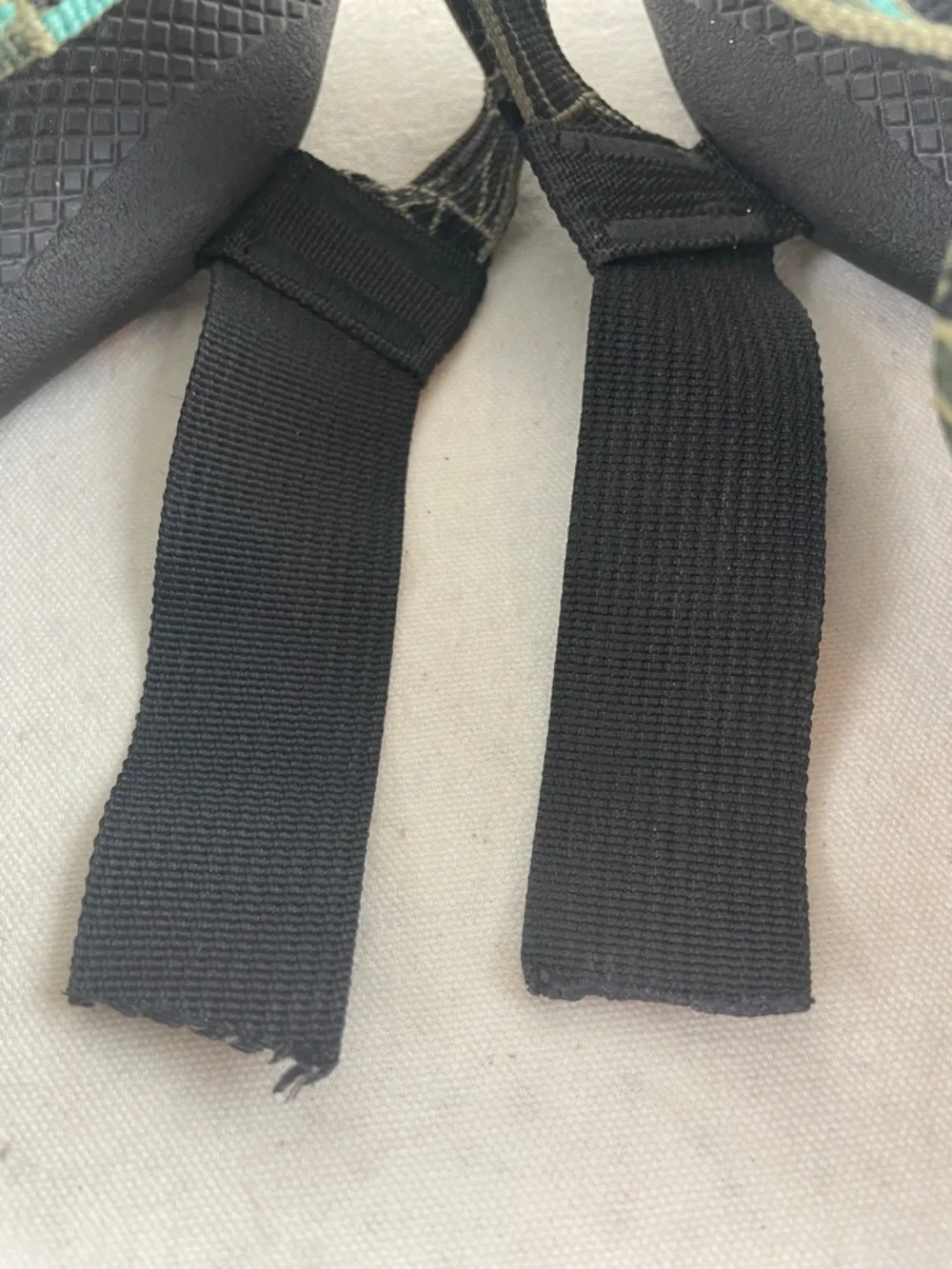 Chaco Men's Black Webbing Straps Sandal Detail Size 13